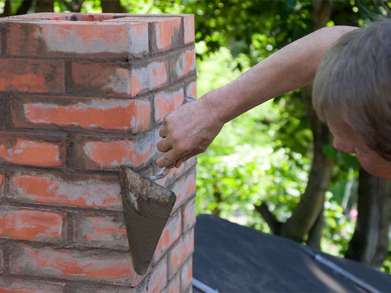 Masonry Repair on Chimney